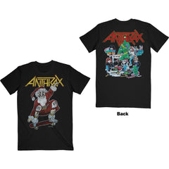 Anthrax Christmas T-Shirt - Vintage Christmas (Back Print) - Unisex Official Licensed Design