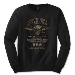 Avenged Sevenfold Long Sleeve T-shirt -  Seize the Day - Official Licensed T-Shirt