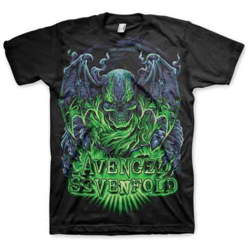 Avenged sevenfold Unisex T-Shirt – Buried Alive Tour 2012 (Rückendruck) – offiziell lizenziertes T-Shirt – weltweiter Versand