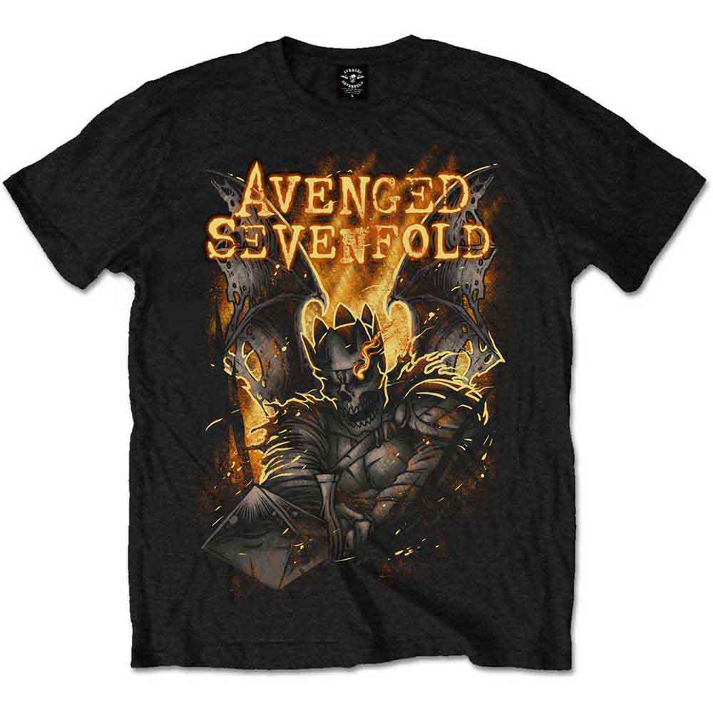 Avenged sevenfold Unisex T-Shirt – Buried Alive Tour 2012 (Rückendruck) – offiziell lizenziertes T-Shirt – weltweiter Versand