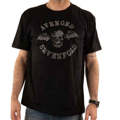 Avenged Sevenfold Unisex T-shirt - DeathBat (Embellished) - Official Licensed T-Shirt
