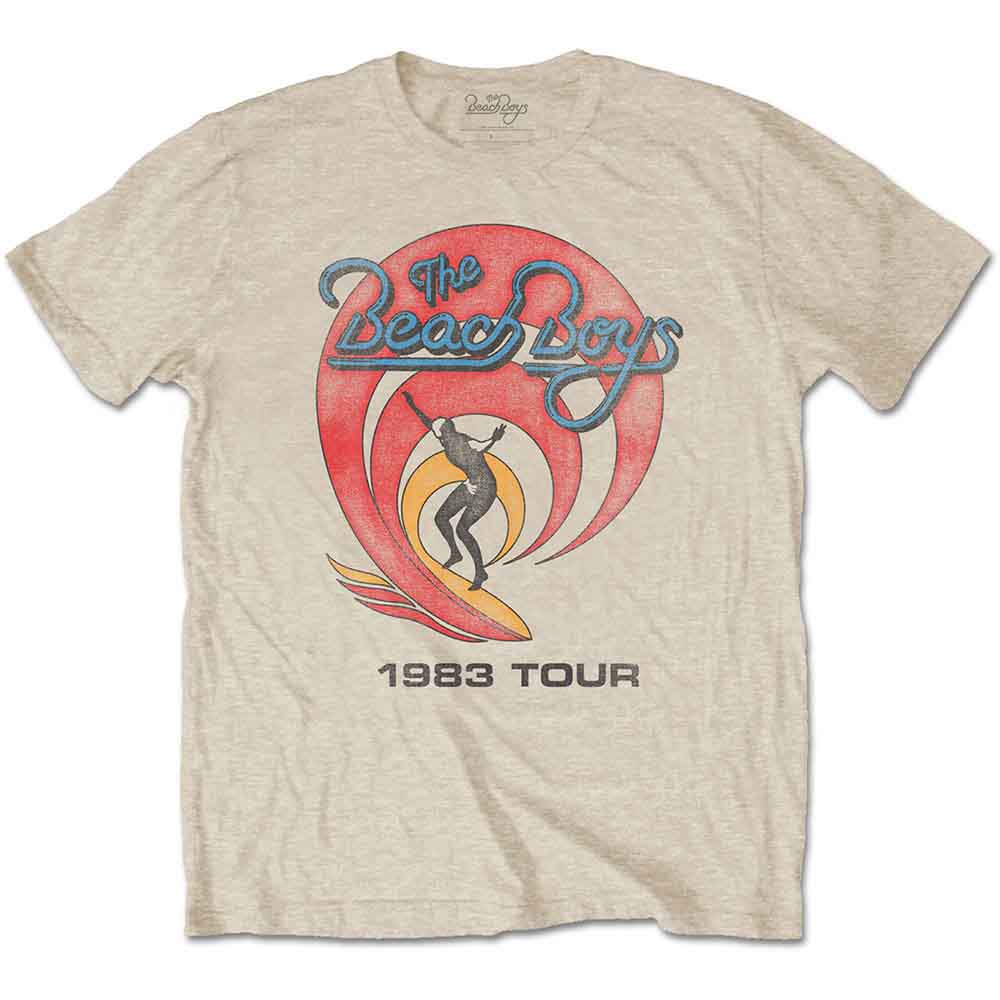 The Beach Boys T-Shirt - Surfer '83 Vintage - Conception sous licence officielle unisexe - Expédition dans le monde entier