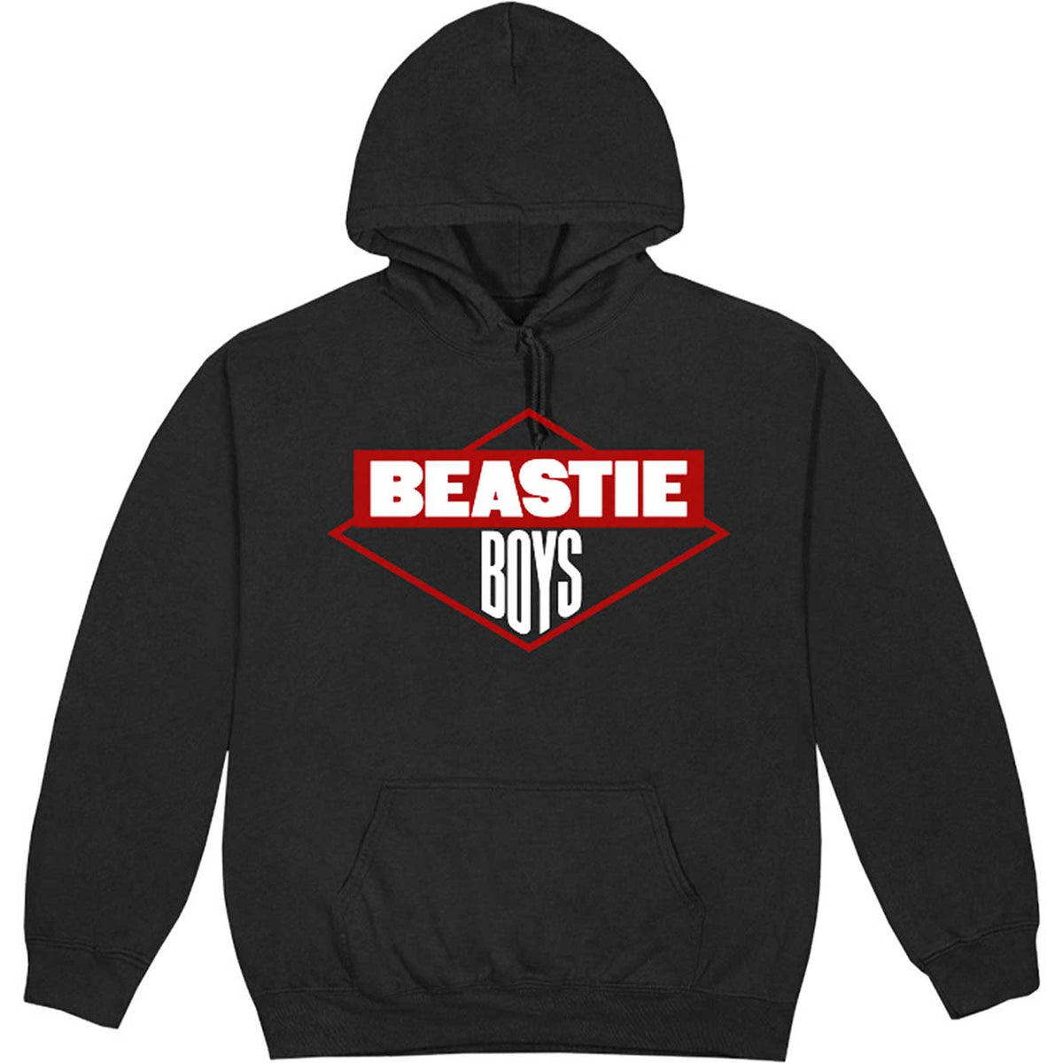 The Beastie Boys Sweat à capuche unisexe – Logo diamant – Noir Design sous licence officielle