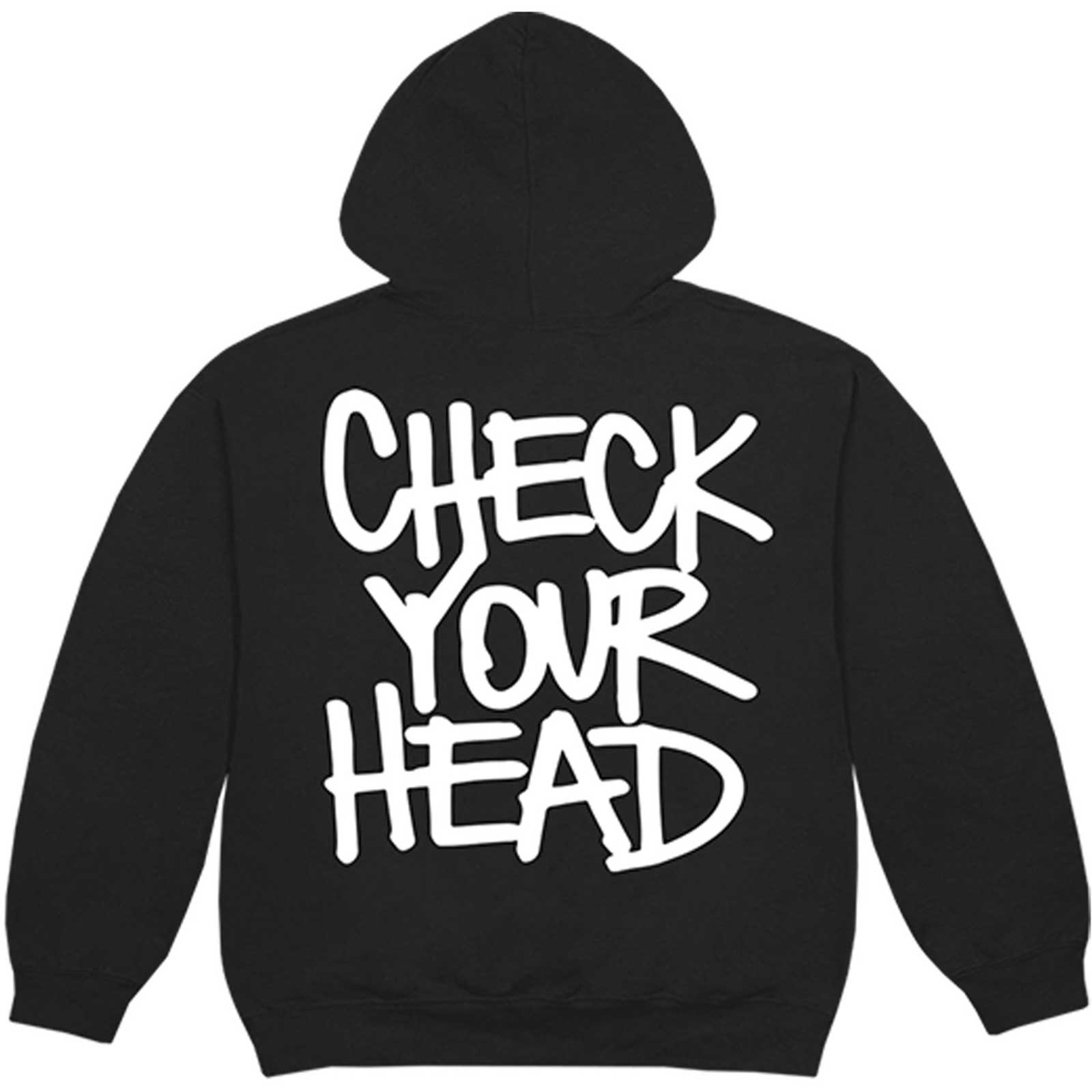 The Beastie Boys Sweat à capuche unisexe – Check Your Head – Noir Design sous licence officielle