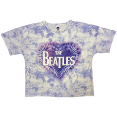 The Beatles Ladies Pyjamas - Heart & Drop T Logo -  Official Licensed Product