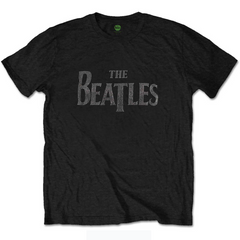 The Beatles T-Shirt - Drop T Logo (Diamante) - Unisex Official Licensed Design