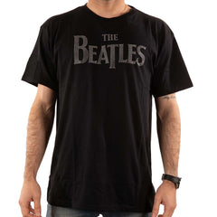 The Beatles T-Shirt – Drop T Logo (Diamante) – Unisex, offizielles Lizenzdesign