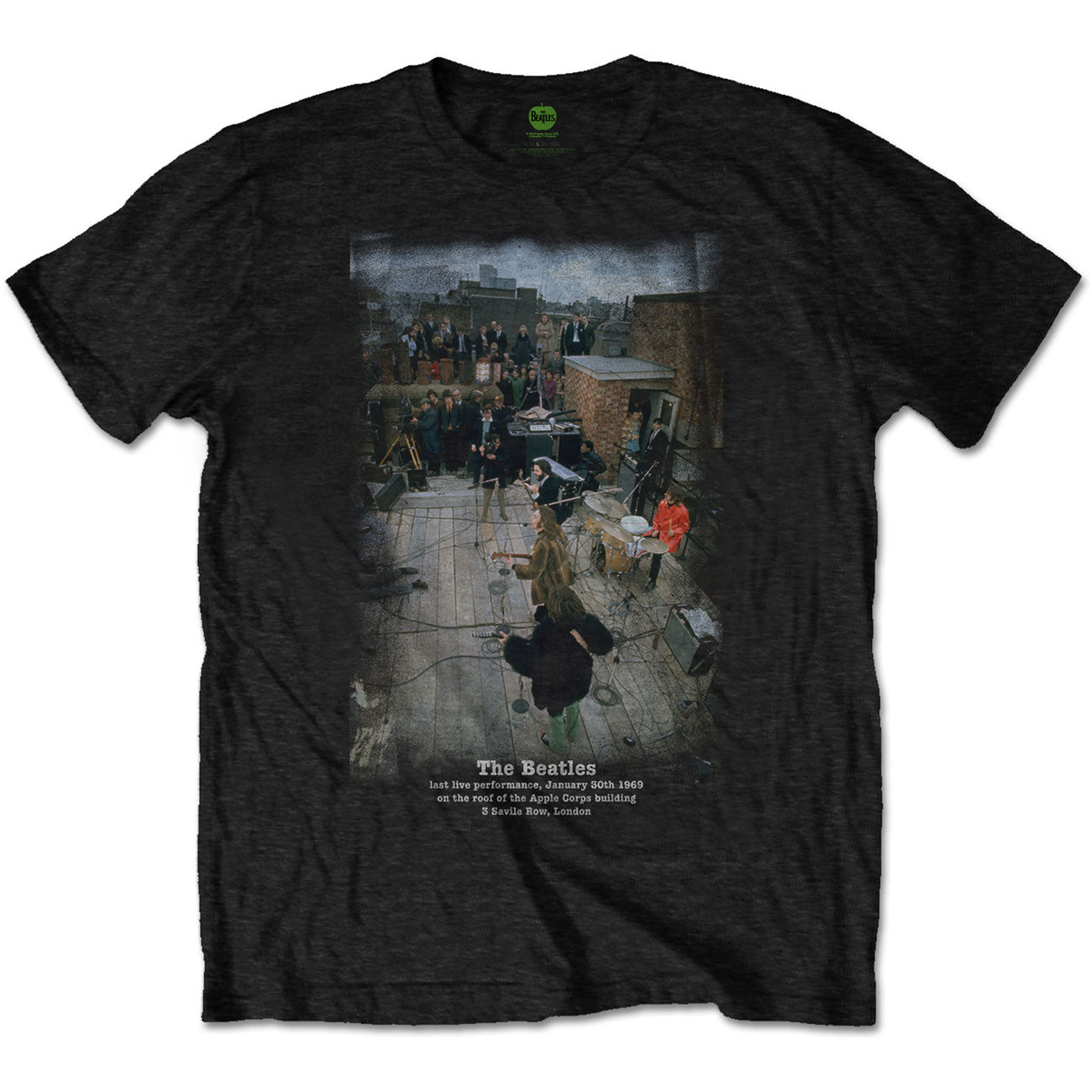 The Beatles T-Shirt – 3 Saville Row – Unisex, offizielles Lizenzdesign