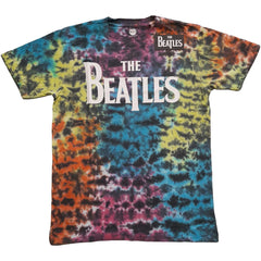 The Beatles T-Shirt – Drop T Logo (Waschung) – Unisex, offizielles Lizenzdesign