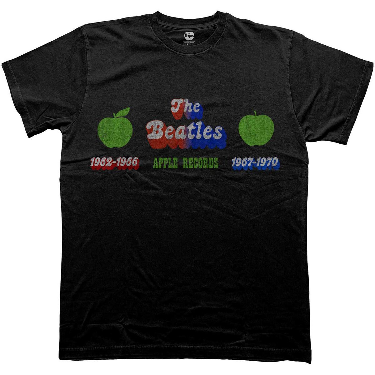 The Beatles T-Shirt – Apple Years – Unisex, offizielles Lizenzdesign