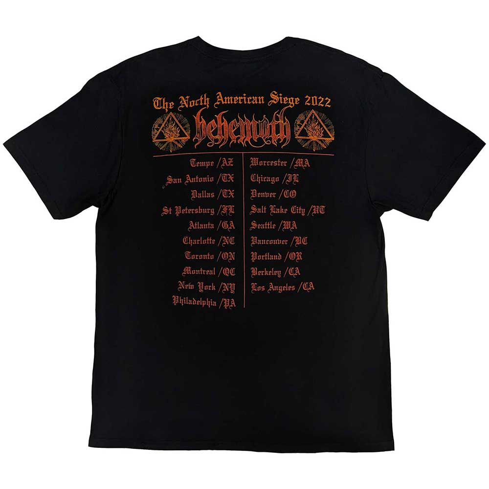 Behemoth Unisex T-Shirt -North American Tour '22 Puppet Master - Official Licensed Design