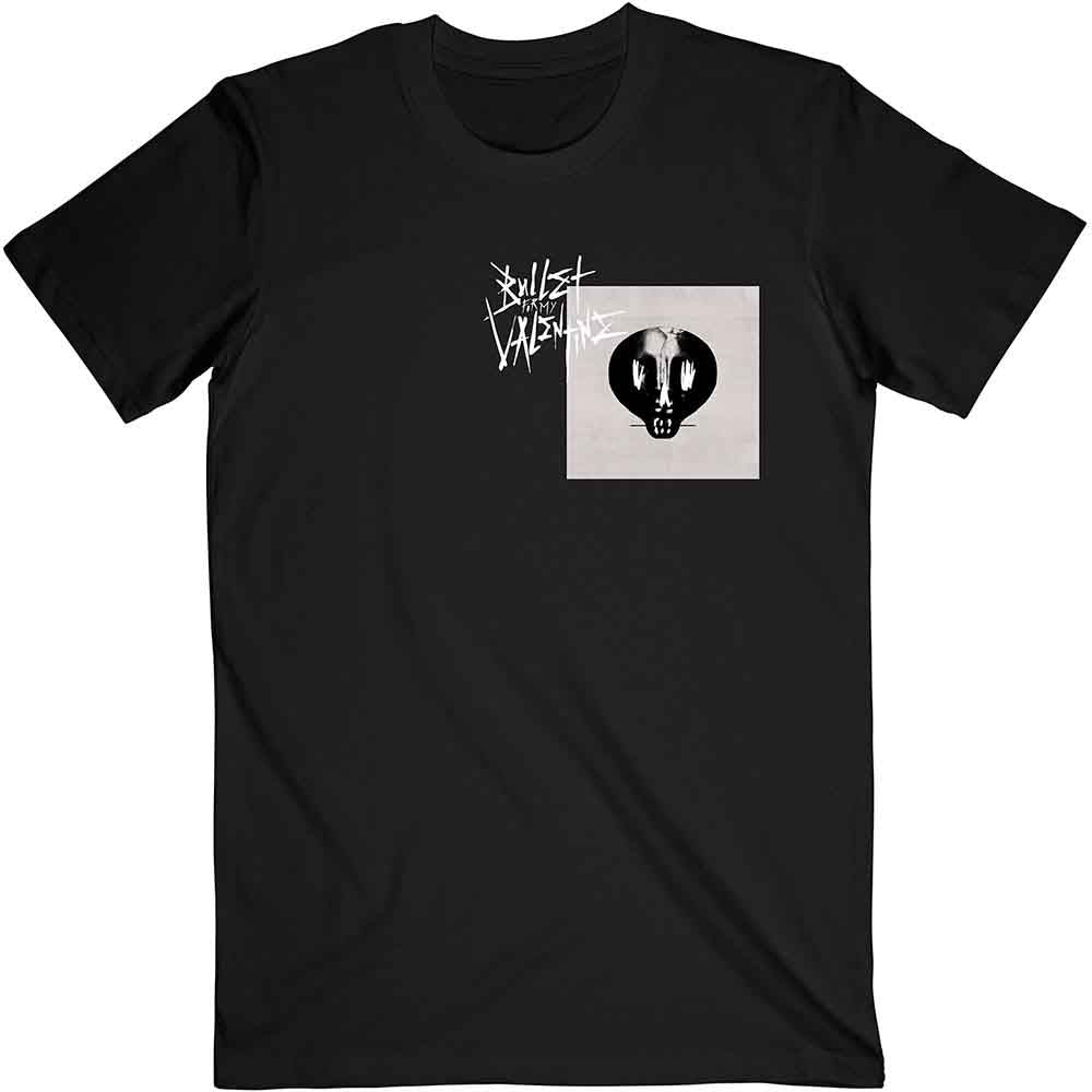 Bullet For My Valentine T-Shirt - Album Cropped & Logo - Black Official Licensed Design