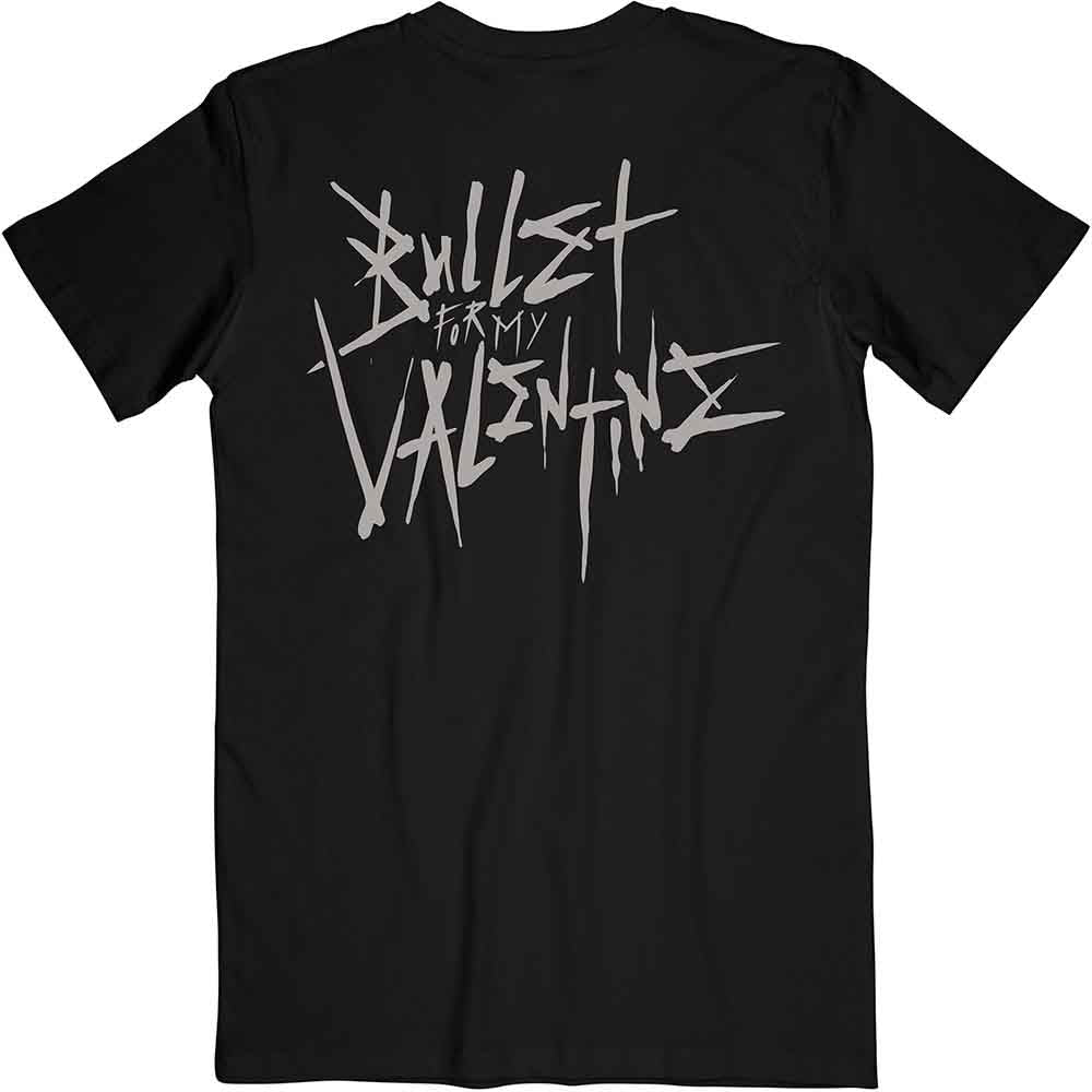 Bullet For My Valentine T-Shirt – Floral Omen (Rückendruck) – offiziell lizenziertes Design