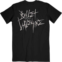 Bullet For My Valentine T-Shirt - Album Cropped & Large Logo (Back Print)- Official Licensed Design