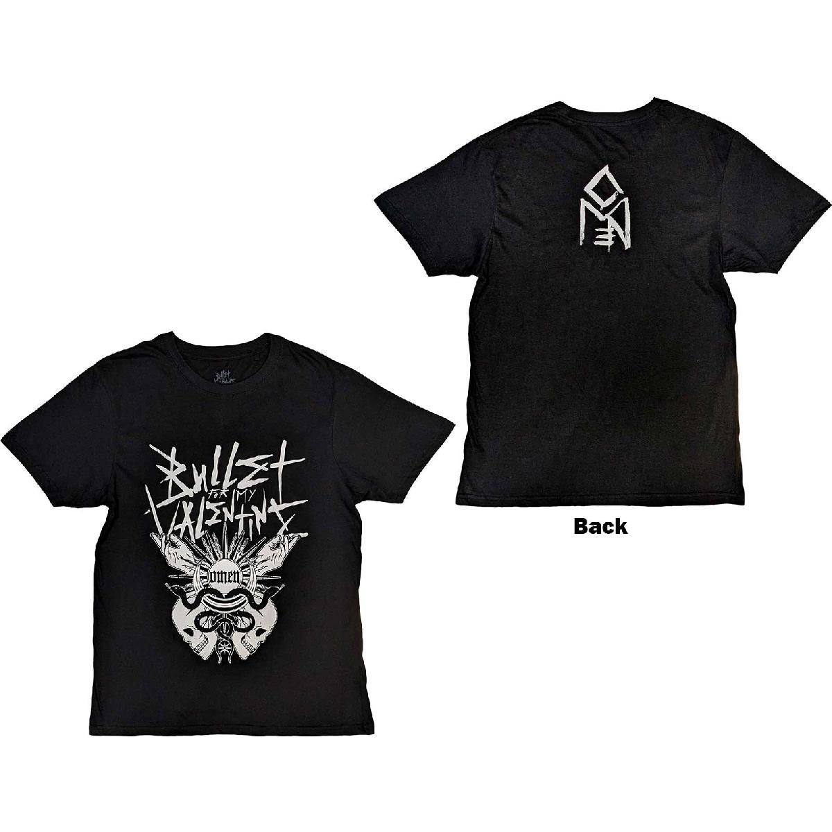 Bullet For My Valentine T-Shirt – Omen (Rückendruck) – offiziell lizenziertes Design