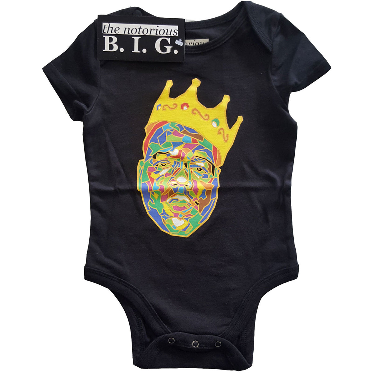 Biggie Smalls Kids Baby Grow – Couronne – Produit sous licence officielle