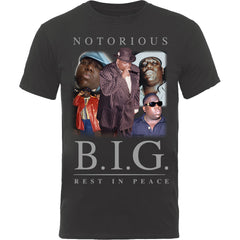 T-shirt adulte Biggie Smalls - Collage - Conception sous licence officielle