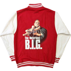 Biggie Smalls Varsity Jacket – Reach Strings (impression au dos) – Design sous licence officielle