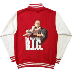 Biggie Smalls Varsity-Jacke – Reach Strings (Rückendruck) – offiziell lizenziertes Design