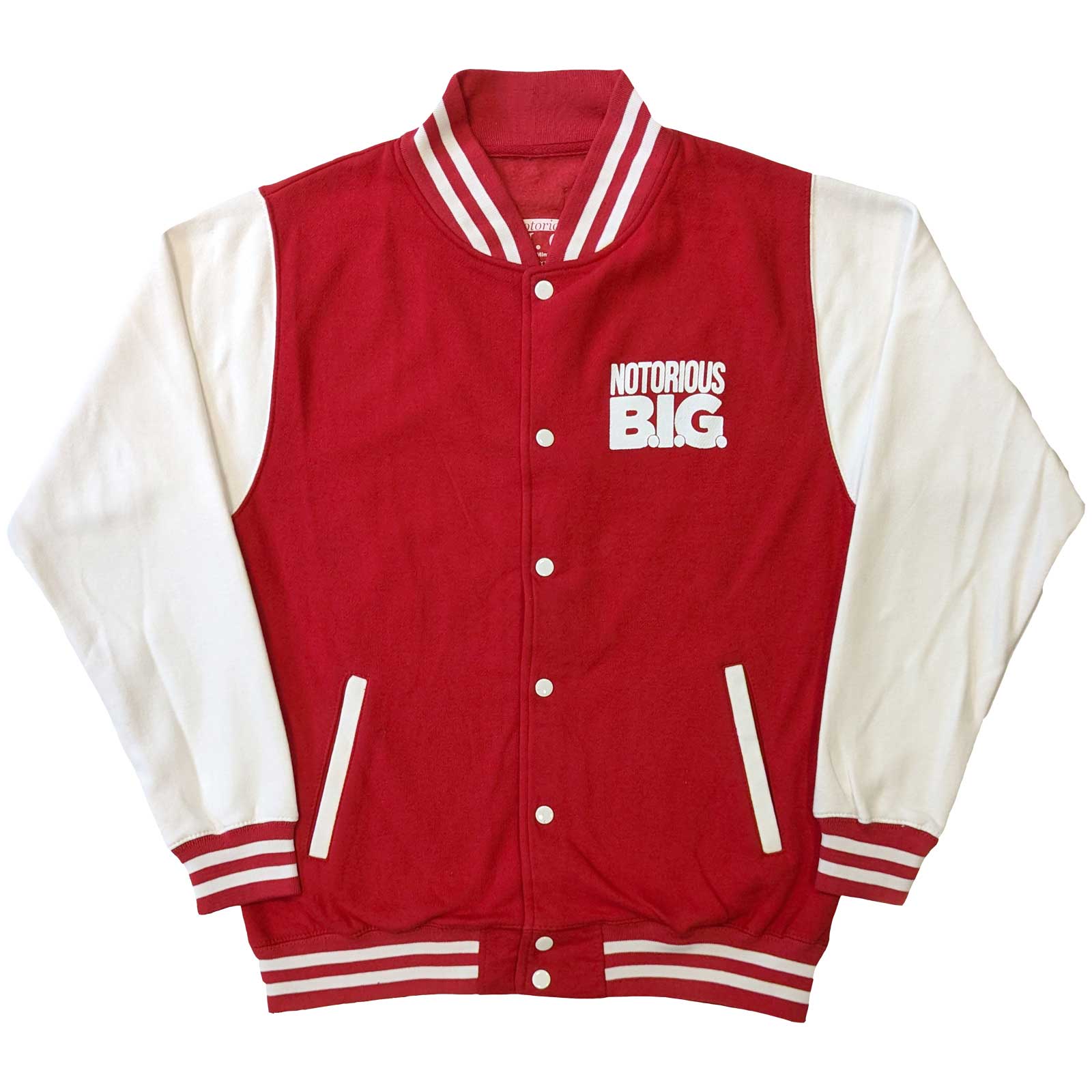 Biggie Smalls Varsity Jacket - Reach Strings (Back Print)  - Official Licensed Design