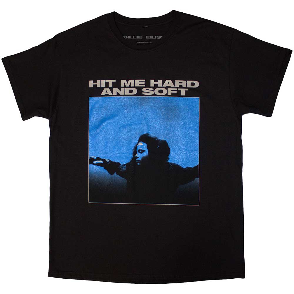 Billie Eilish Unisex T-Shirt - Hit Me Hard and Soft Tracklist (Backprint)  - Official Licensed Design