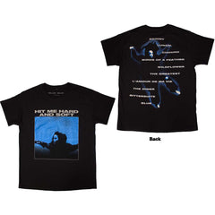 Billie Eilish Unisex T-Shirt - Hit Me Hard and Soft Tracklist (Backprint)  - Official Licensed Design