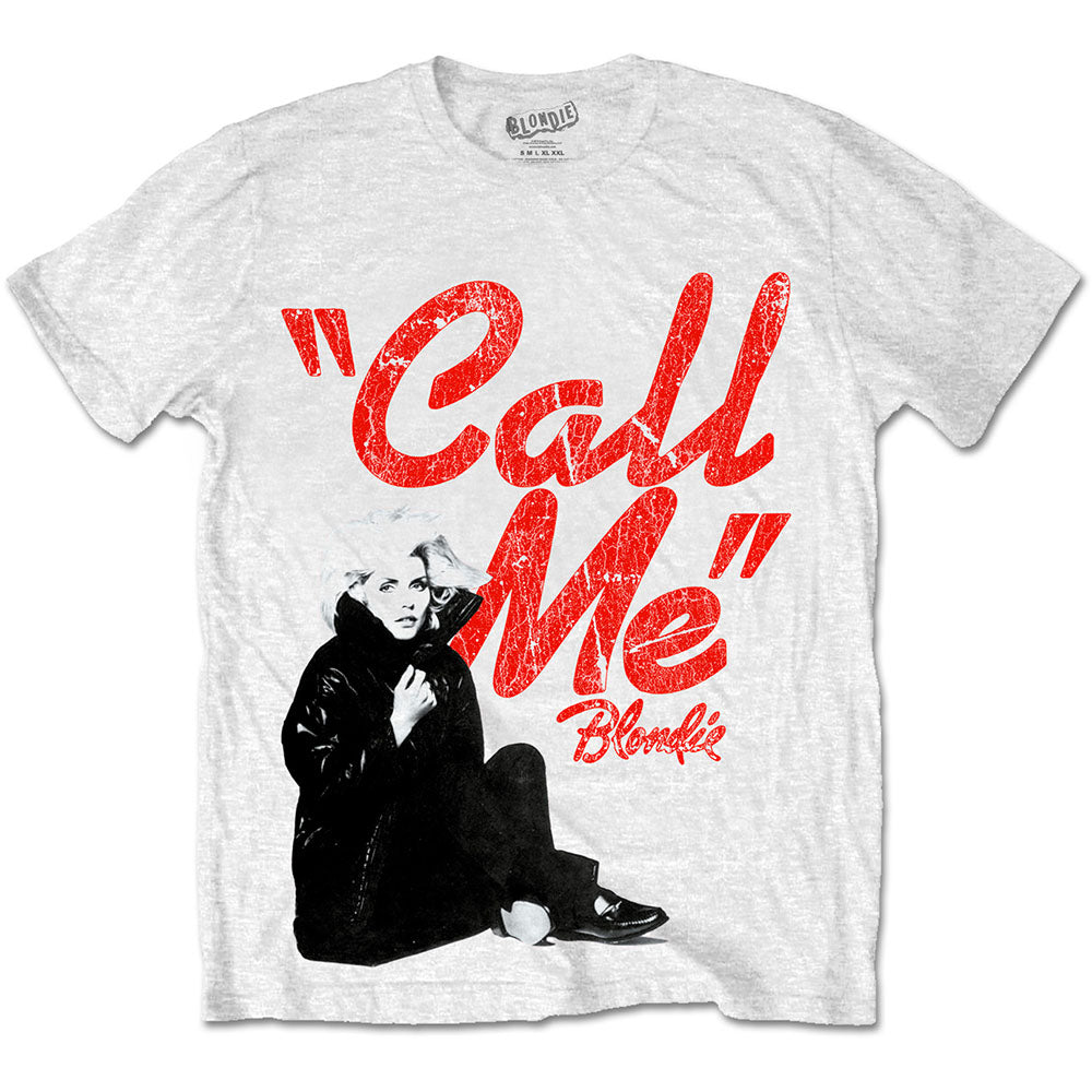 Blondie Unisex T-Shirt – Call Me – Offizielles Lizenzdesign