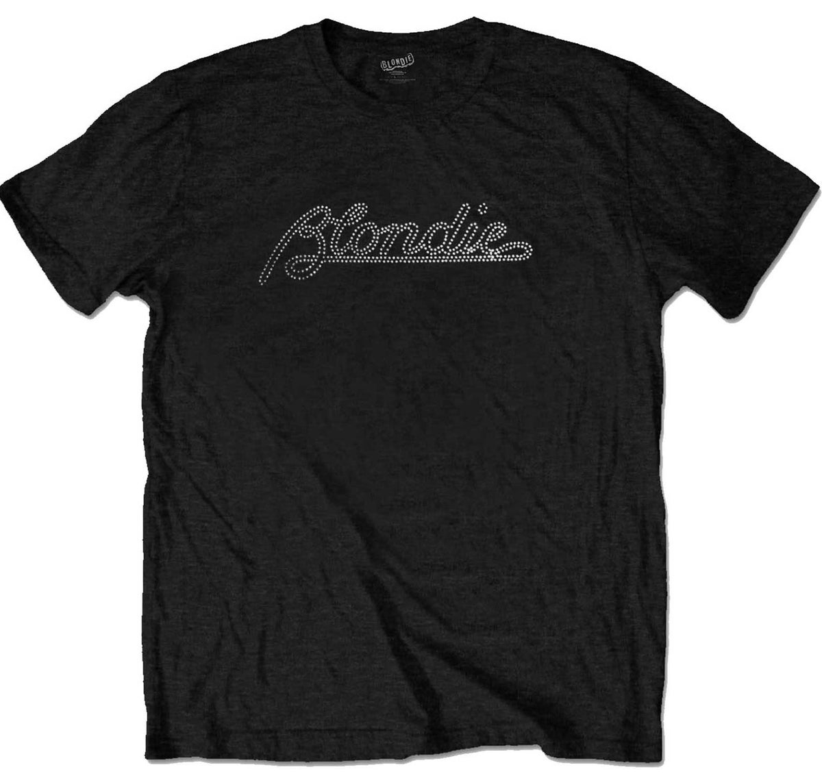Blondie Unisex T-Shirt - Logo (Diamante) - Official Licensed Design