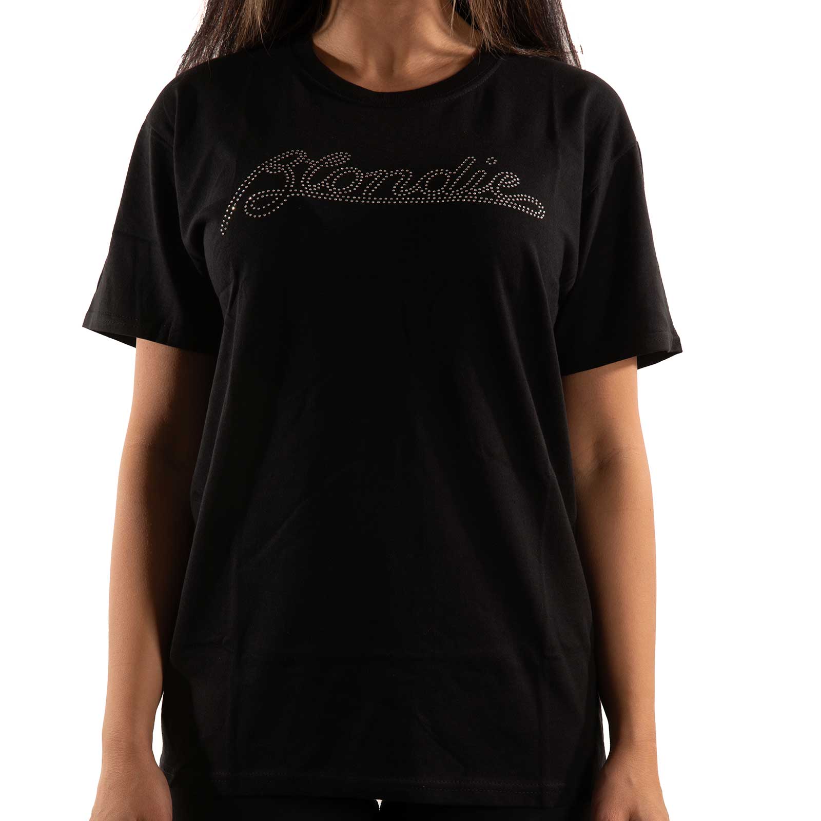 Blondie Unisex T-Shirt – Logo (Diamante) – Offizielles Lizenzdesign