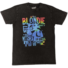Blondie Unisex T-Shirt - Whiskey A Go Go - Official Licensed Design