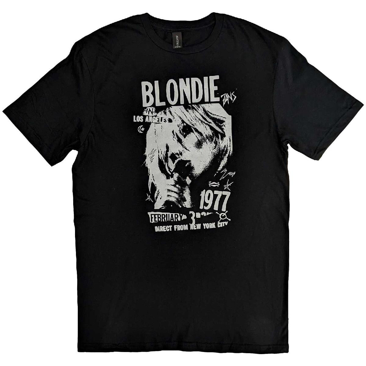 Blondie Unisex T-Shirt – 1977 Vintage – Offizielles Lizenzdesign