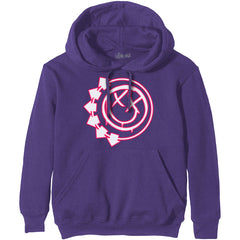 Blink 182 Unisex Pullover Hoodie - Six Arrow Smile - Purple Unisex Official Licensed Design