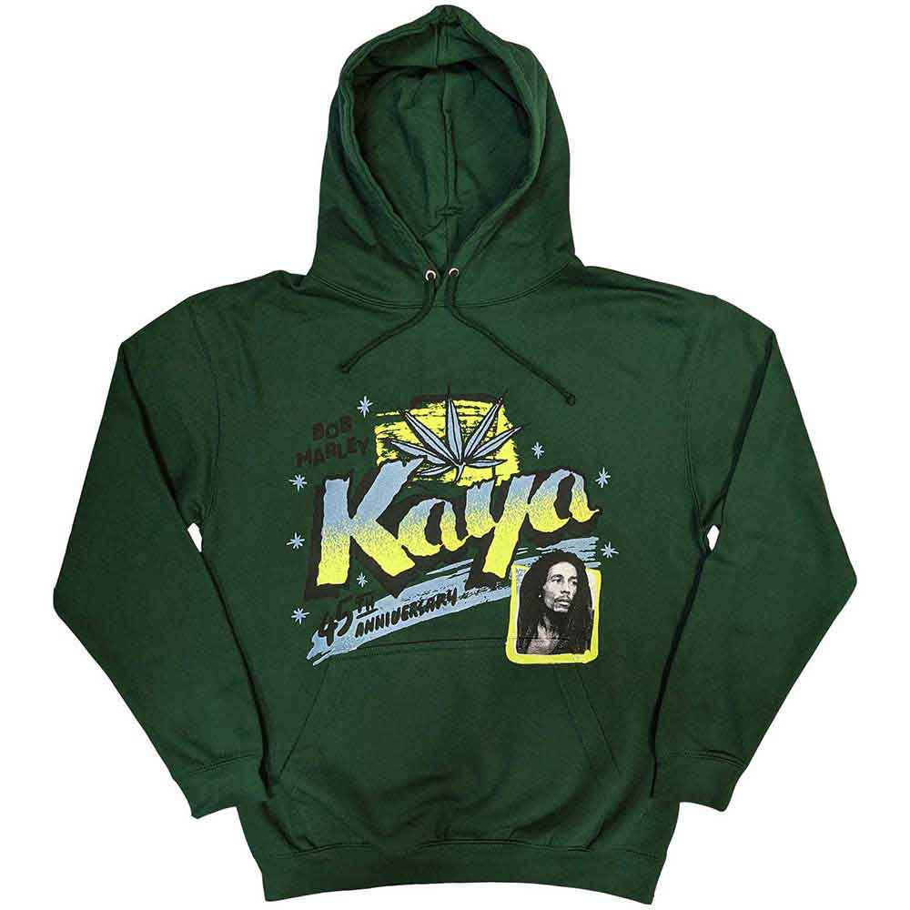 Bob Marley Unisex Pullover Hoodie - Kaya - Unisex Official Licensed Design