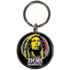 BOB MARLEY KEYCHAIN: LOGO FACE - OFFICIAL LICENSED PRODUCT