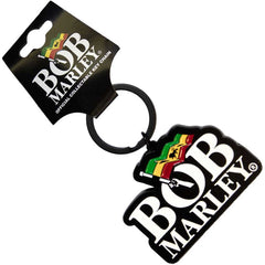 BOB MARLEY KEYCHAIN: LOGO - OFFICIAL LICENSED PRODUCT