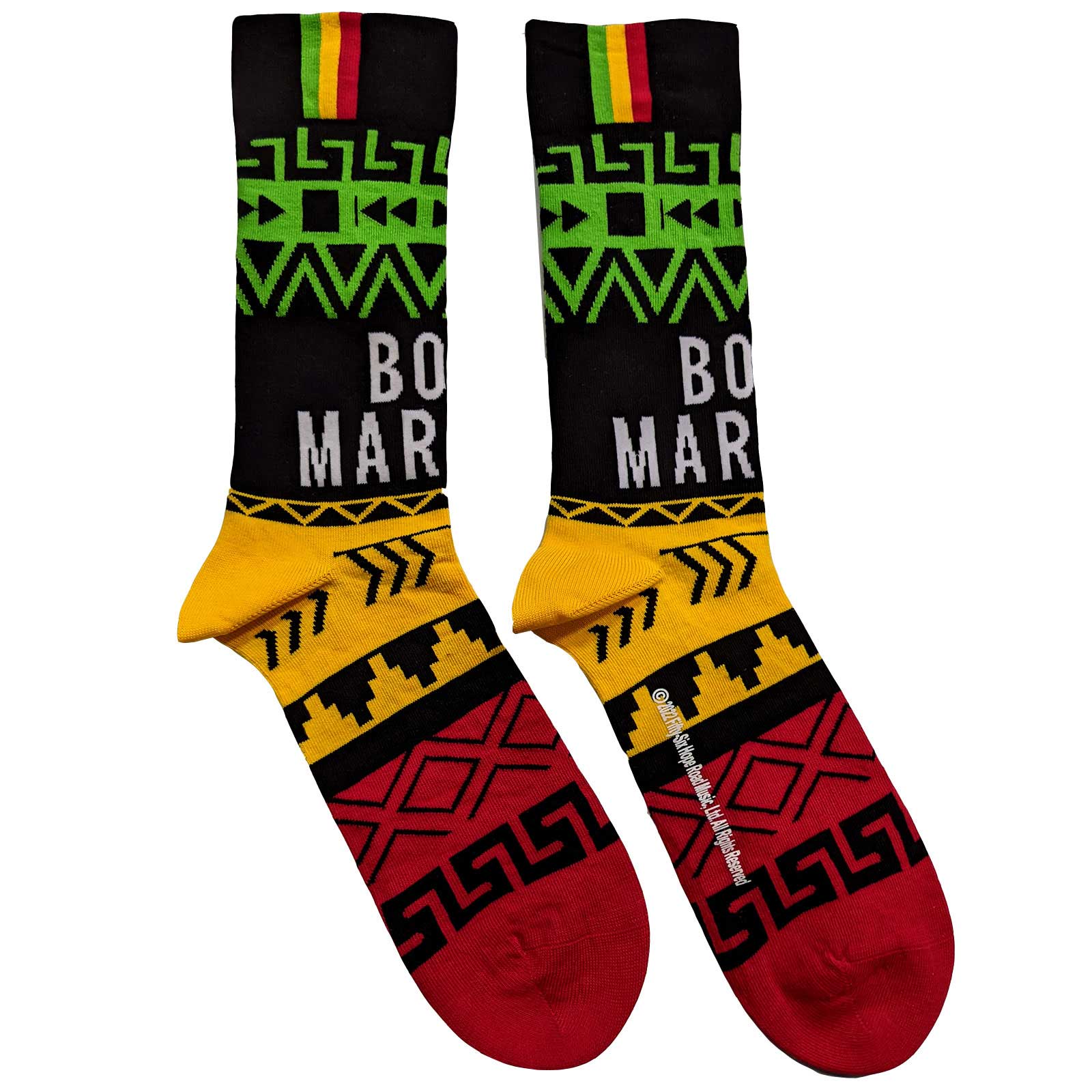 Bob Marley Unisex Ankle Socks - Press Play (UK Size 7-11)