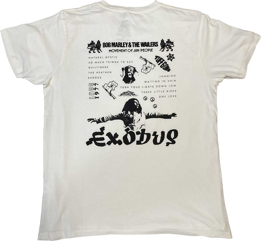 T-shirt Bob Marley - Smoke Shop - Conception sous licence officielle unisexe Ringer - Expédition mondiale