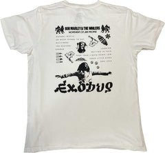 Bob Marley T-Shirt - Exodus Tracklist - (High Build) White Official Licensed Design