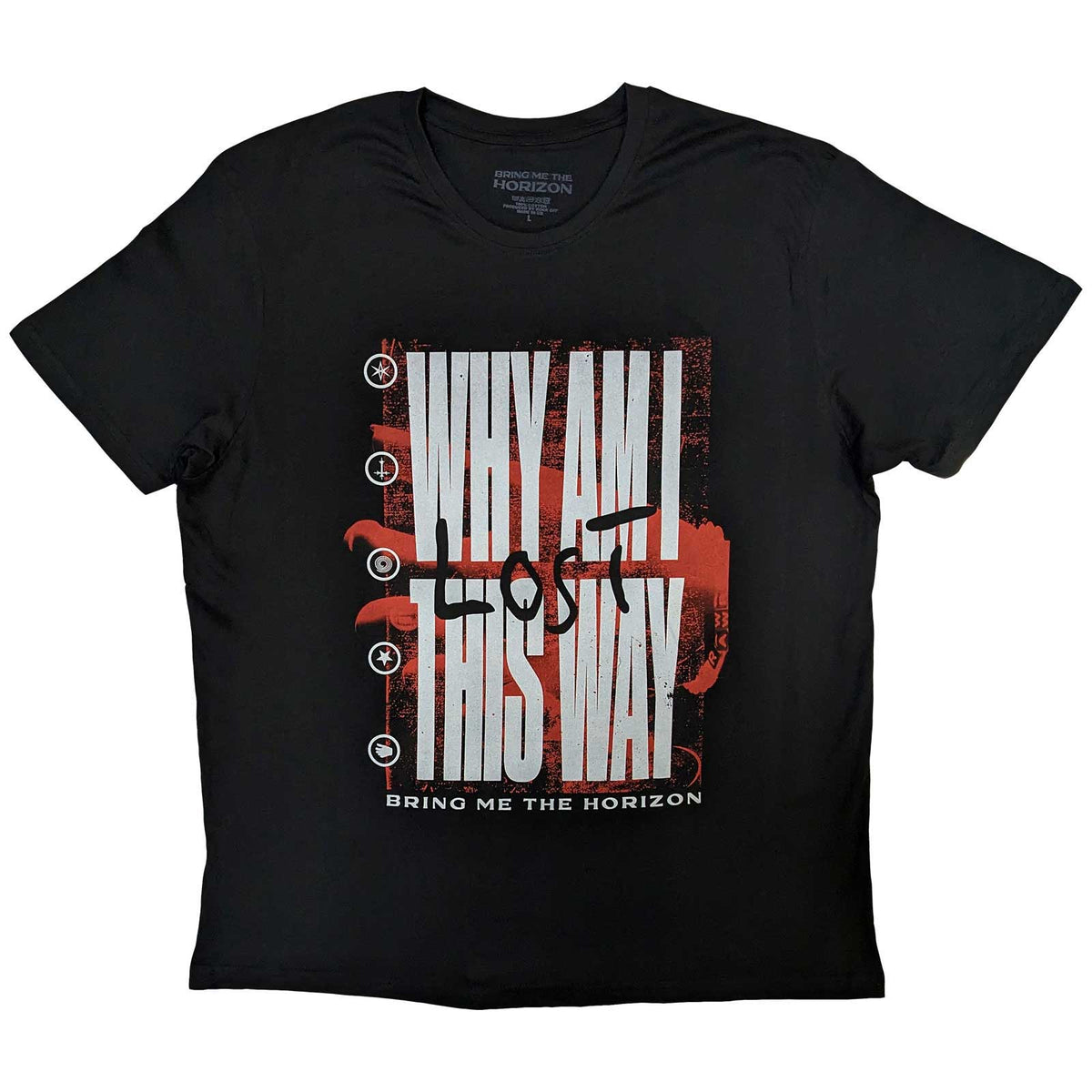 Bring Me The Horizon T-Shirt - Pourquoi - Conception sous licence officielle