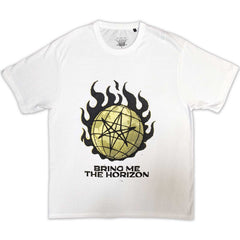 Bring Me The Horizon T-Shirt - Globe Jaune - Conception sous licence officielle