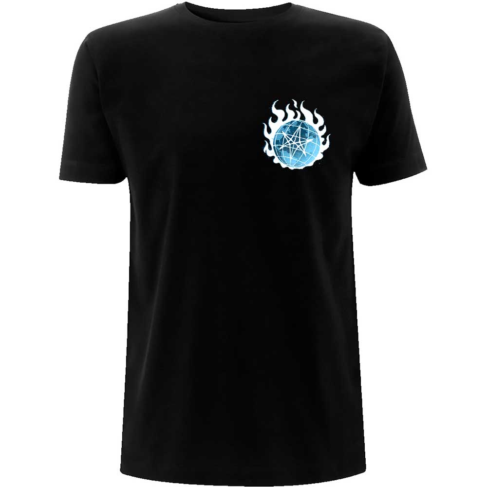 Bring Me The Horizon T-Shirt - Globe (impression arrière) - Conception sous licence officielle