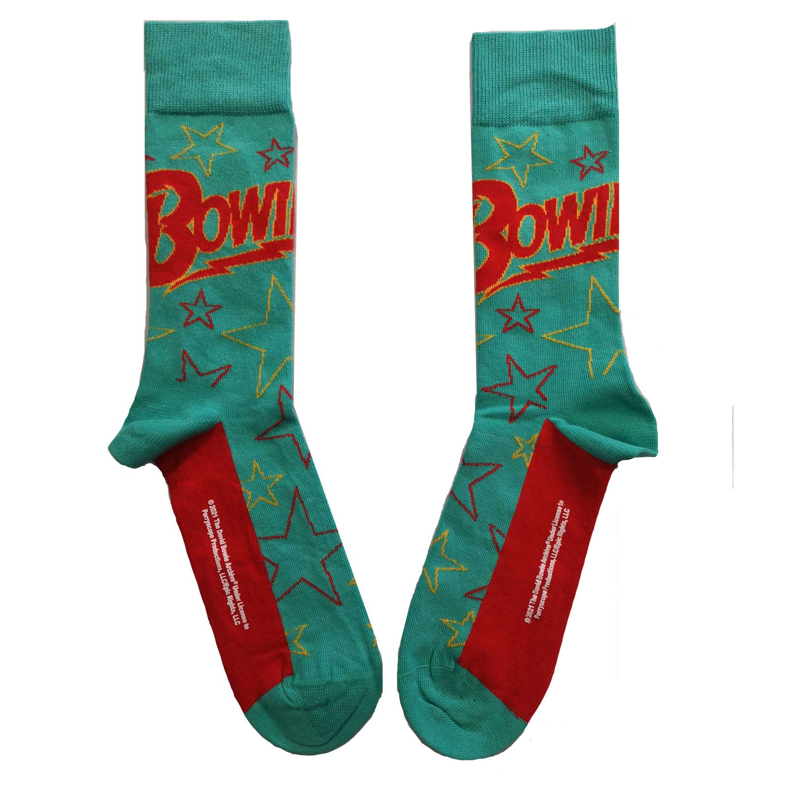 David Bowie Unisex-Knöchelsocken – Stars Outline (UK-Größe 7–11)