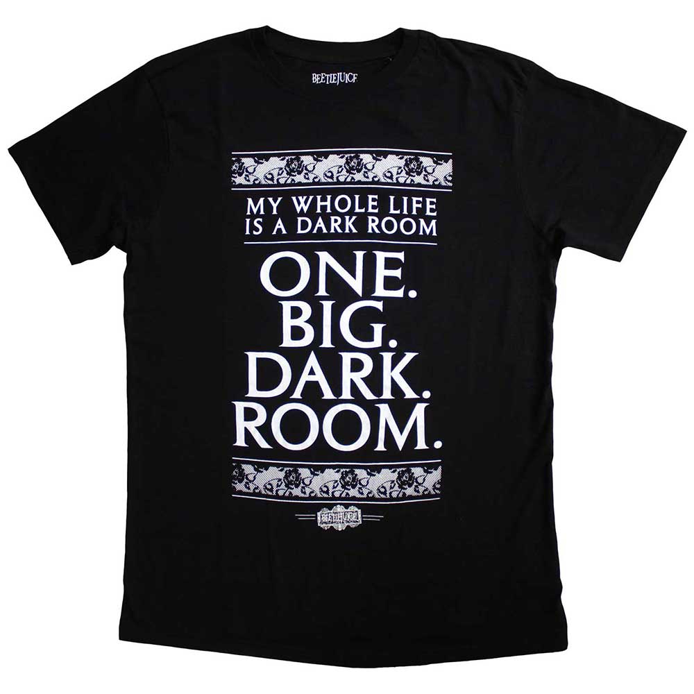 Beetlejuice Unisex T-Shirt - Dark Room - Official Licensed Product
