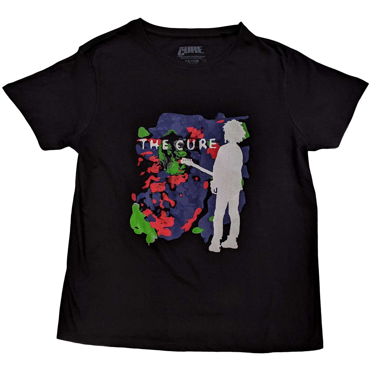 The Cure Damen T-Shirt – Boys Don't Cry Color – Offizielles Lizenzprodukt