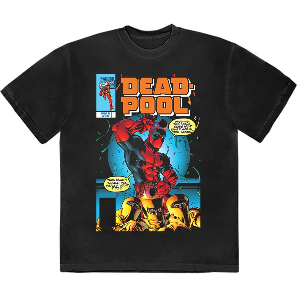 Deadpool Unisex T-Shirt - Bubble Text - Official Licensed Product