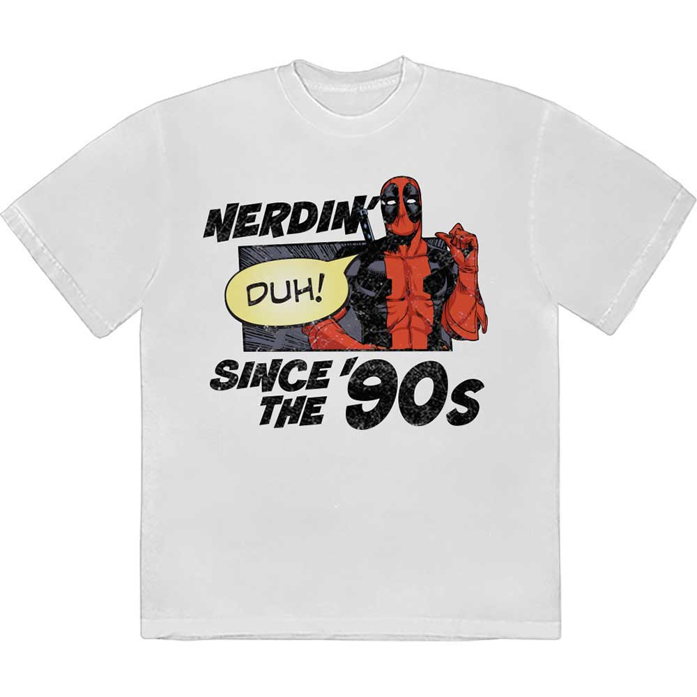 Deadpool Unisex T-Shirt - Nerdin' Since the 90's- Official Licensed Product