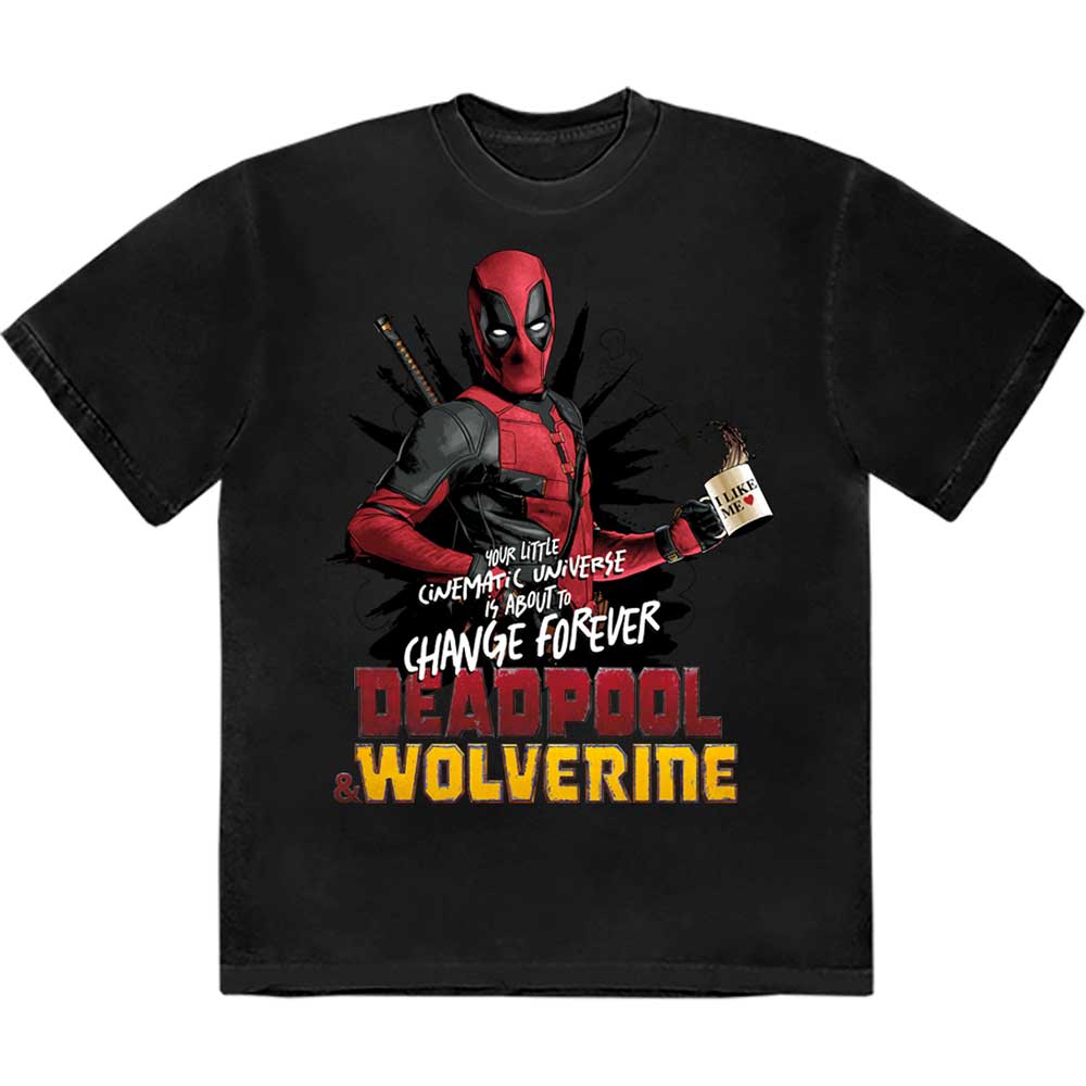 Deadpool & Wolverine Unisex T-Shirt - Change Universe - Black Official Licensed Product