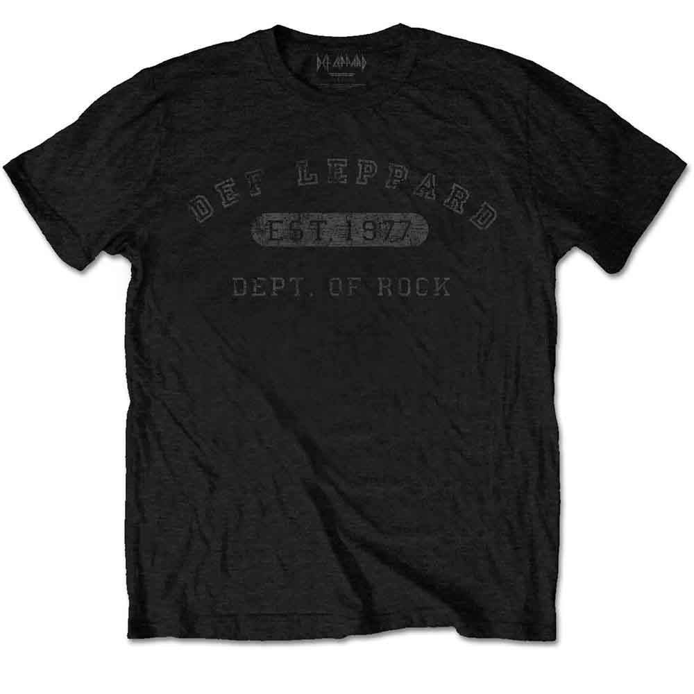 Def Leppard T-Shirt - Collegiate Logo  - Official Licensed Design