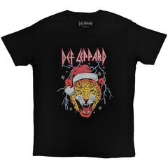 Def Leppard T-Shirt - Christmas Holiday Leppard  - Official Licensed Design