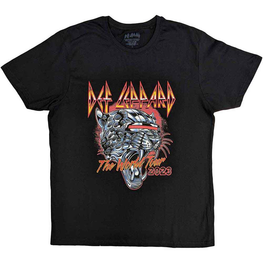 Def Leppard T-Shirt - Vintage Circle - Conception sous licence officielle - Expédition mondiale